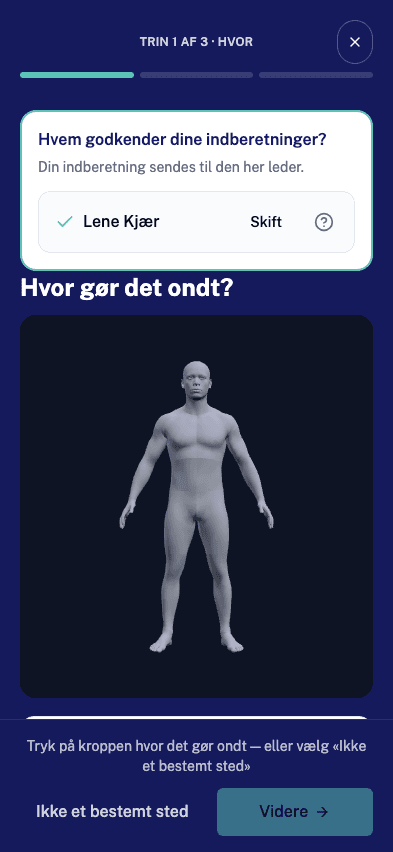 Kropskortet: en 3D-figur man kan dreje og trykke på